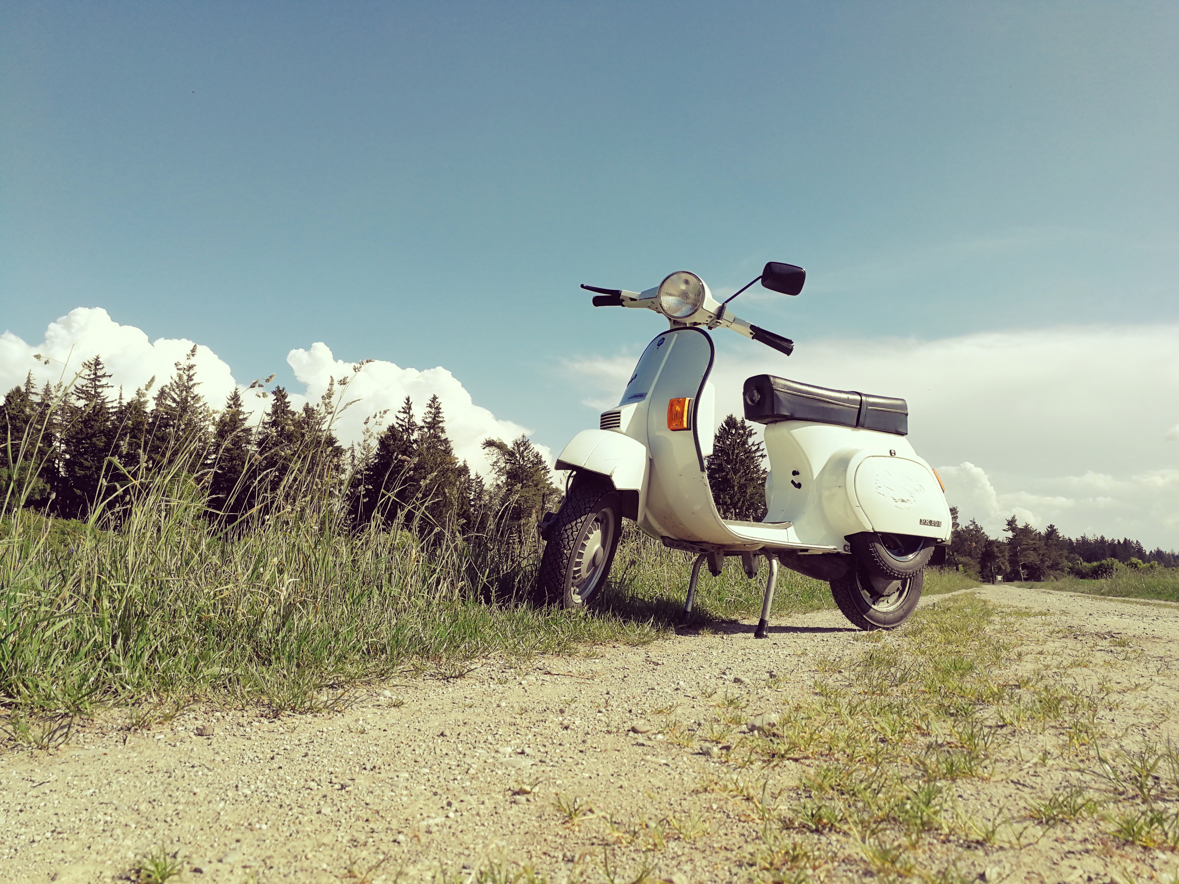 Scooter loué dans l'arrière-pays niçois
