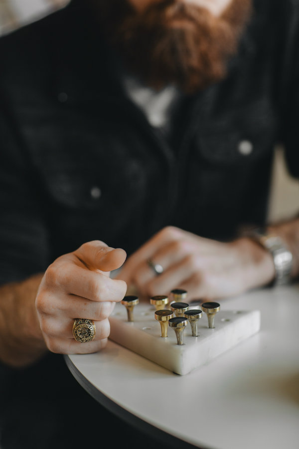 bague originale homme