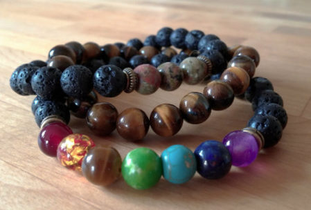 homme bracelet pierre