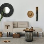 Interior design of ethnic style living room