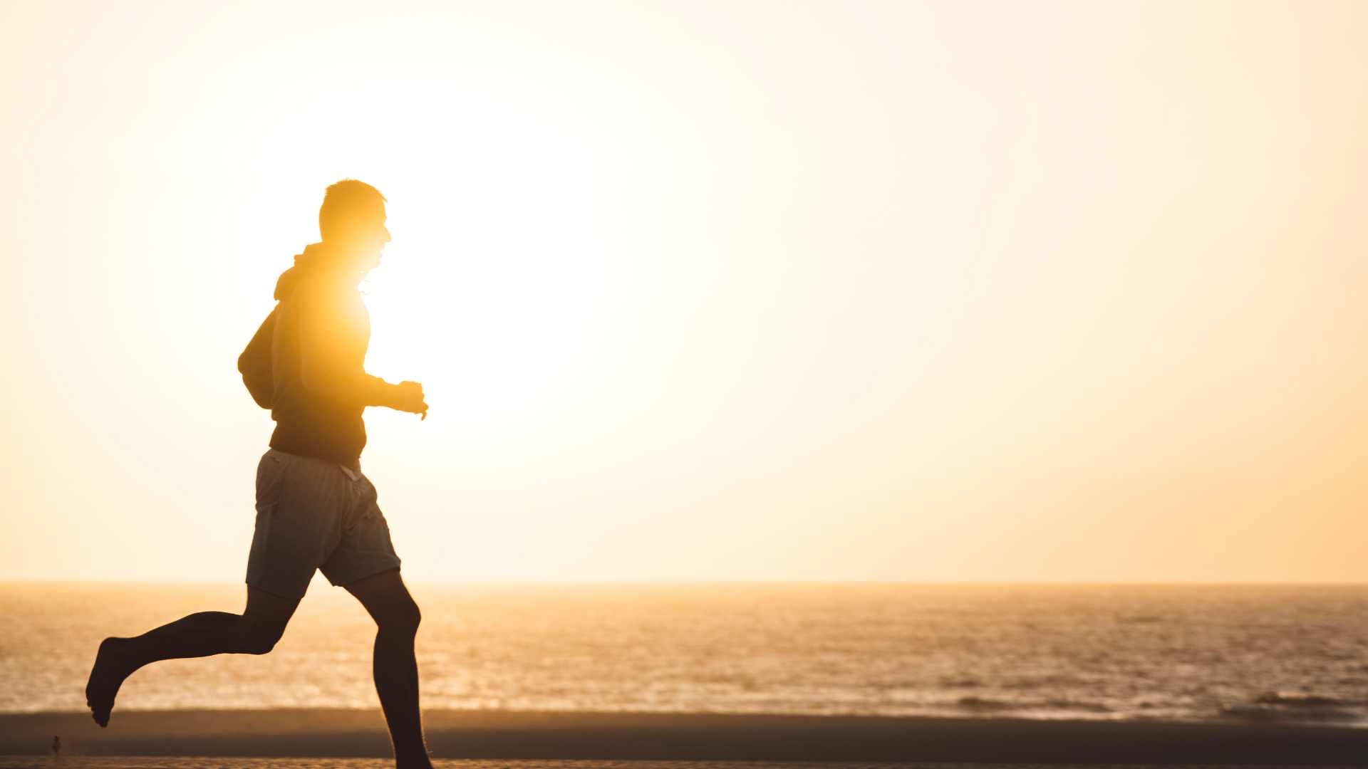 footing au bord de la mer